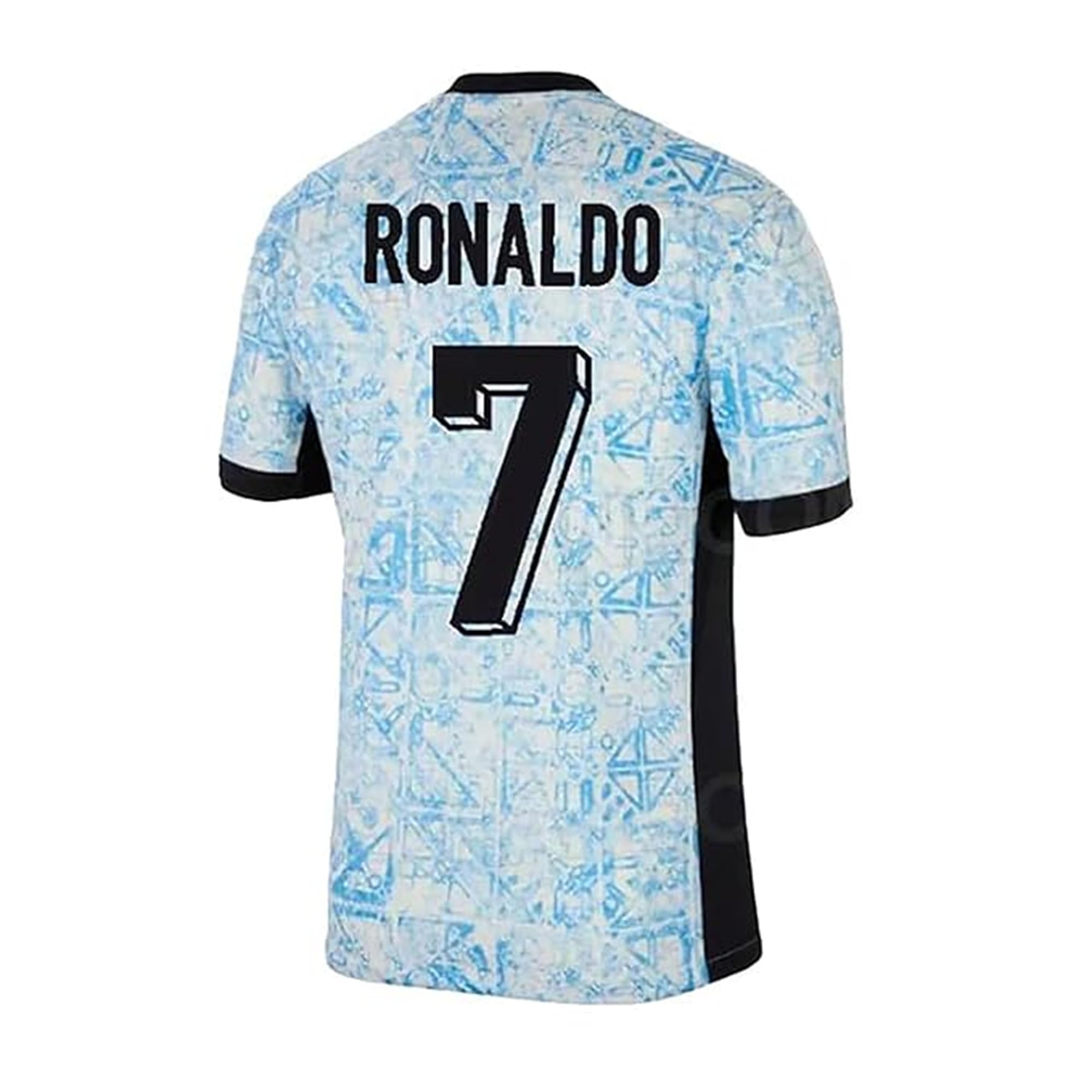 Ronaldo 7 Sports Football Jersey 2024-25 for (Kids.,Boys,Men)(11Years-12Years,Multicolor_4) 1