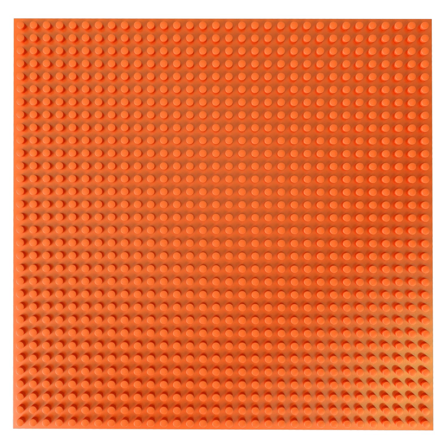 32 x 32 Base Plate Building Blocks Game Toys for Kids |Bases for Learning Puzzle, Stacking & Sorting Toys for Kids | Construction Toy Set Building Blocks for 4+ Years Boys Girls (Orange)