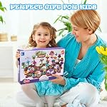 Jouets de construction de jardin de fleurs STEM DIY pour les enfants 3-7 224-Pcs | STEM éducation, BPA gratuit, 224 pièces, inclus, pour les enfants filles garçons de 3 à 7 ans, feinte jeu, belles compétences motrices