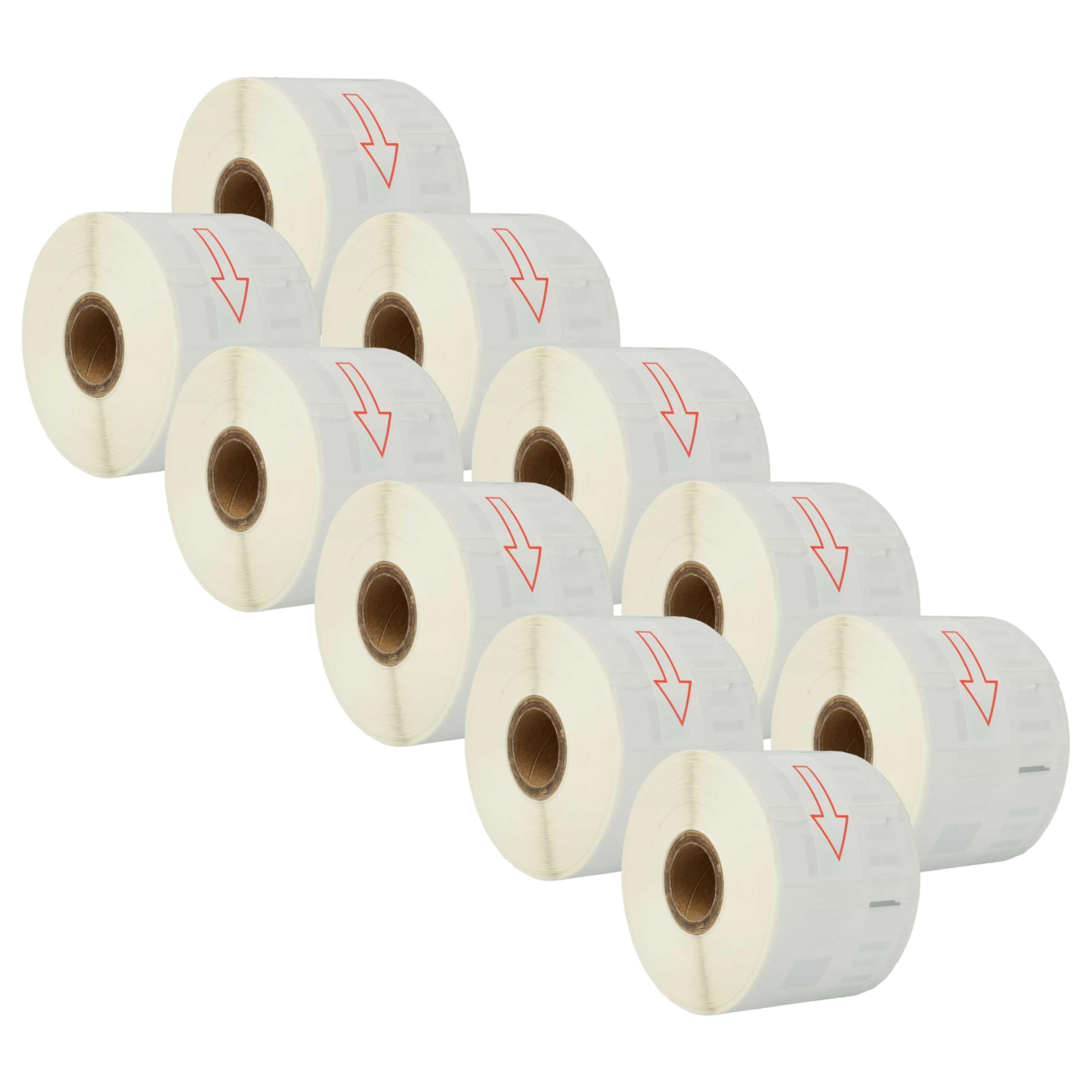 vhbw 10x Rollo de etiquetas reemplaza Dymo 11354