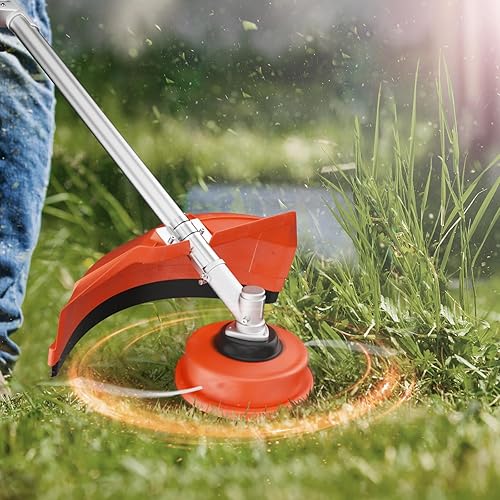 Miniatura 6 de Remington RM25C 25cc 2 ciclos 16 pulgadas eje curvo corta-cuerda de gas, naranja