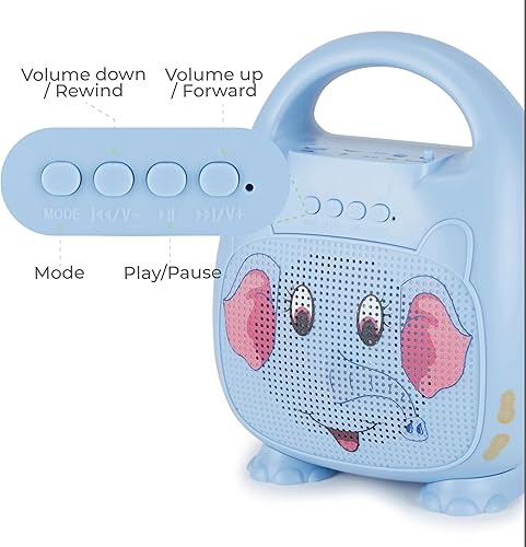 Miniatura 3 de Singimals - Altavoz de karaoke para niños con micrófono, da rienda suelta a la superestrella interior de tu hijo, Bluetooth v5.1, tiempo de