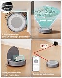 Lefant M310 Ultra Robot Aspirapolvere Lavapavimenti 3 in 1, 6000Pa, Navigazione ToF + Tecnologia PSD, Serbatoio Polvere Trasparente 500ml, 170 Min Autonomia, Controllo App/Wi-Fi, Grigio - 9