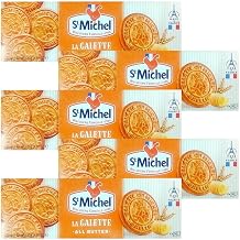 Saint Michel Galette 4.6 oz 130 g, 5 Boxes, Set of 5, French Cookies, Biscuits, Import Sweets, Gift