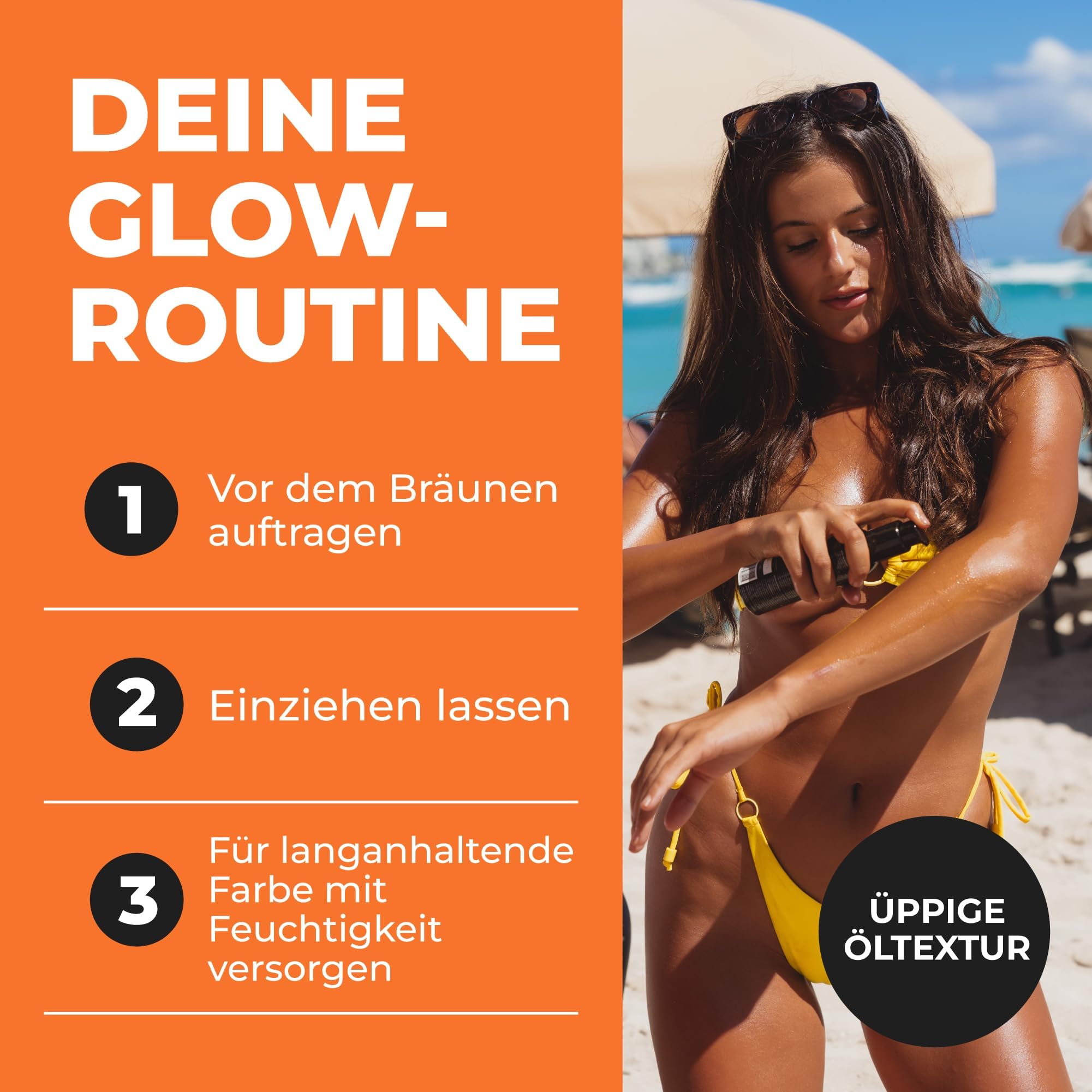 BYROKKO Sommer-Duo – ShineBrown Bräunungsbeschleuniger Creme 210ml + ShineBrown Tanning Oil 150ml | Bundle für Schnellere & Intensivere Natürliche Bräune