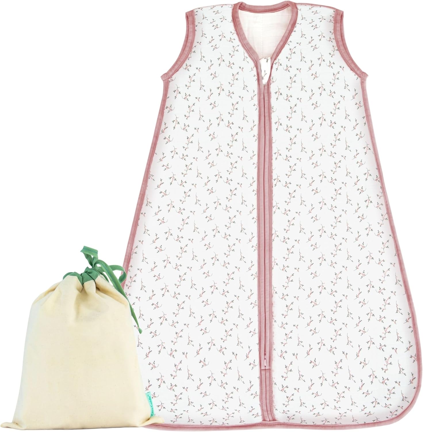 Unisex Baby Sleep Sack 1.0 TOG, Lightweight Wearable Blanket, Soft Rayon Made from Bamboo Toddler Sleep Bag