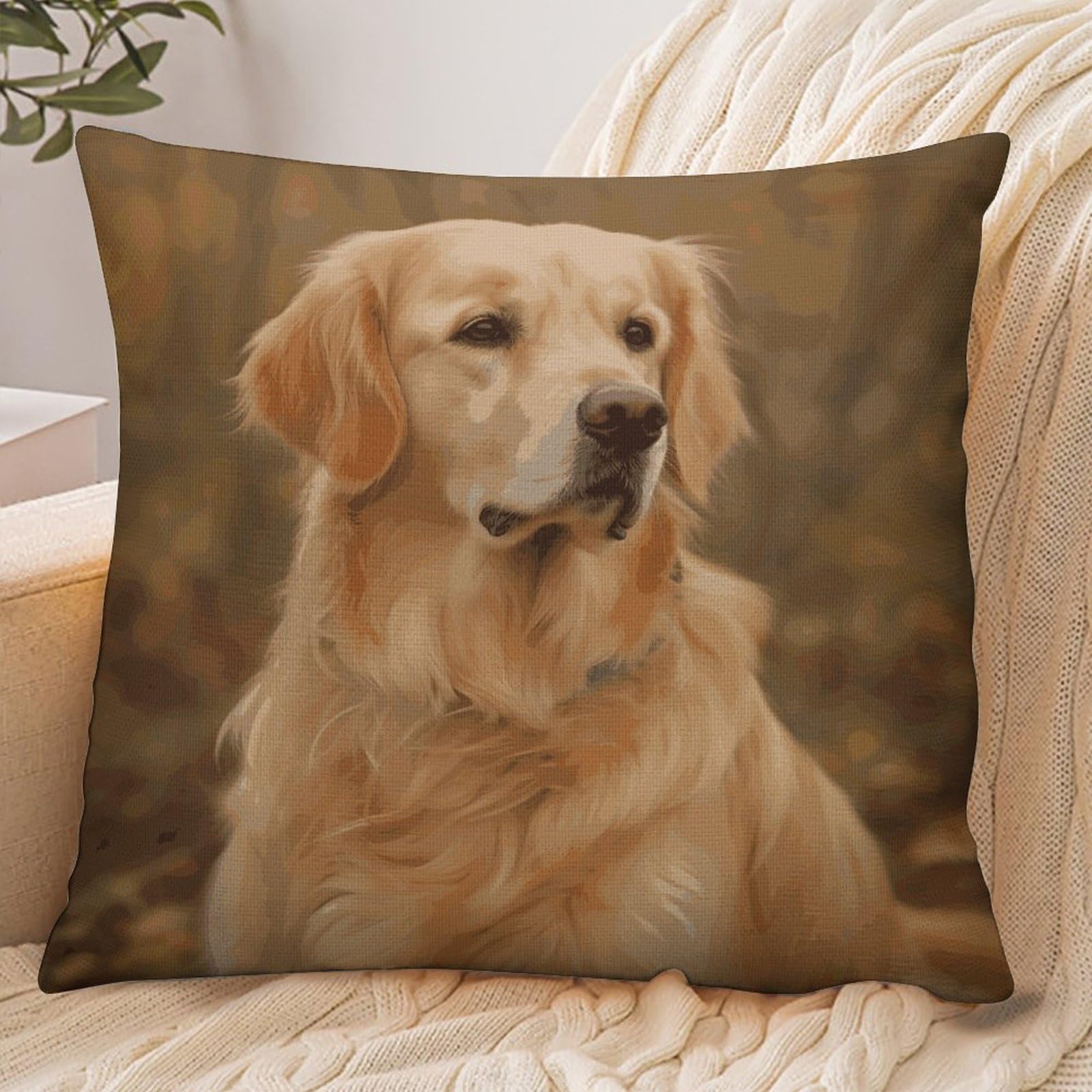FekiLoot Golden Retriever Pillowcase Pillow Sham Pillow Case