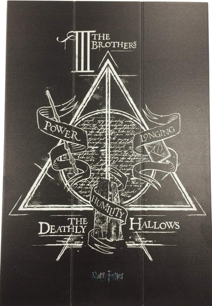 Harry Potter - Print on Wood 20 x 29.5 cm (Deathly Hallows)
