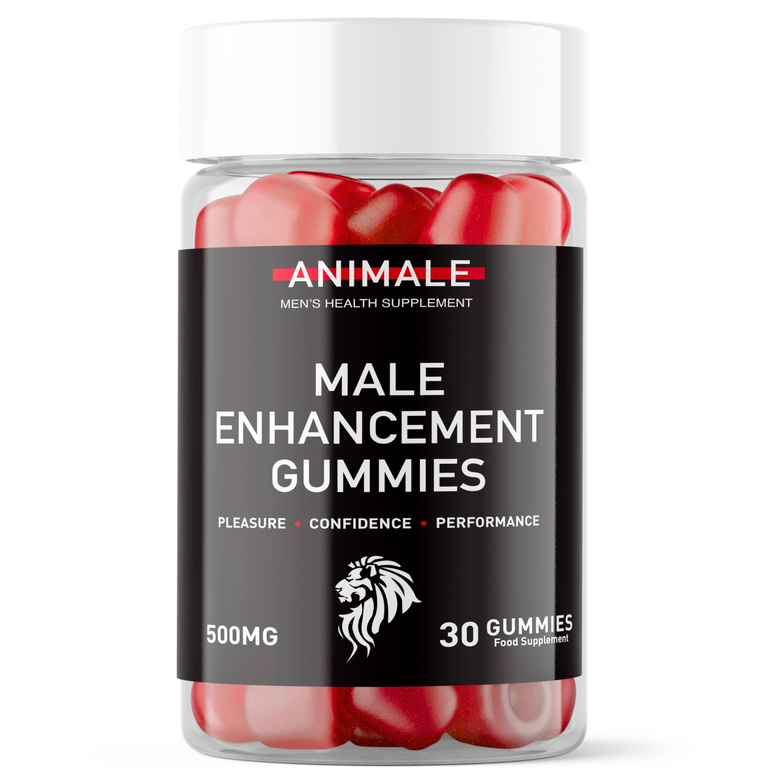 Bonbons gélifiés animale pour homme – 1 mois d'approvisionnement