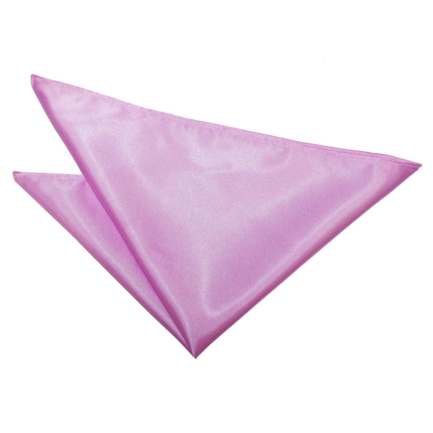 Dqt Men's Lilac Plain Satin Pocket Square Handkerchief – Wedding Business Formal Suit Accessory