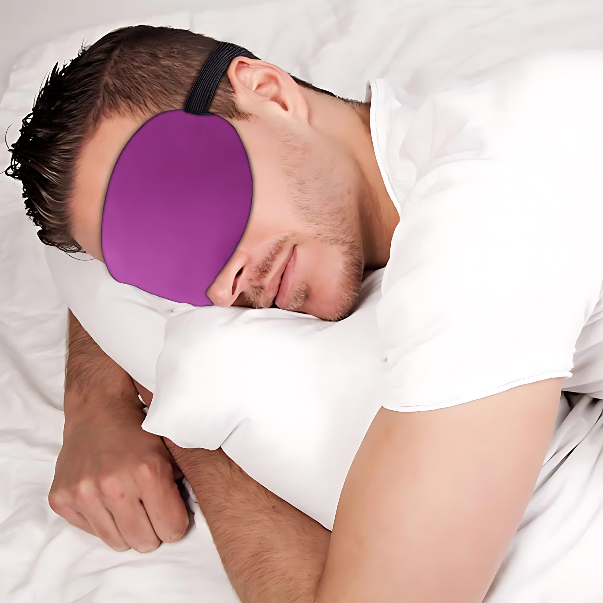 Mascherina per gli occhi in seta, confezione da 3 mascherine regolabili in seta per dormire, per uomini e donne, per viaggi/sonnellini, morbida e confortevole, ultra leggera
