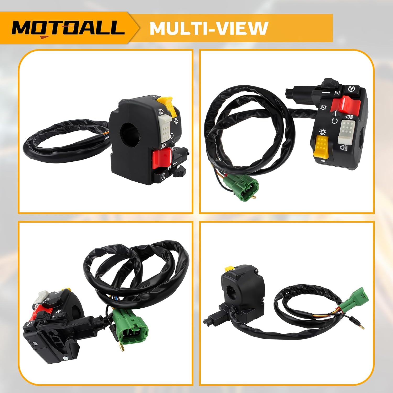 MOTOALL Starter Switch for Honda Foreman TRX 400 450 Headlight Start Stop Choke Left