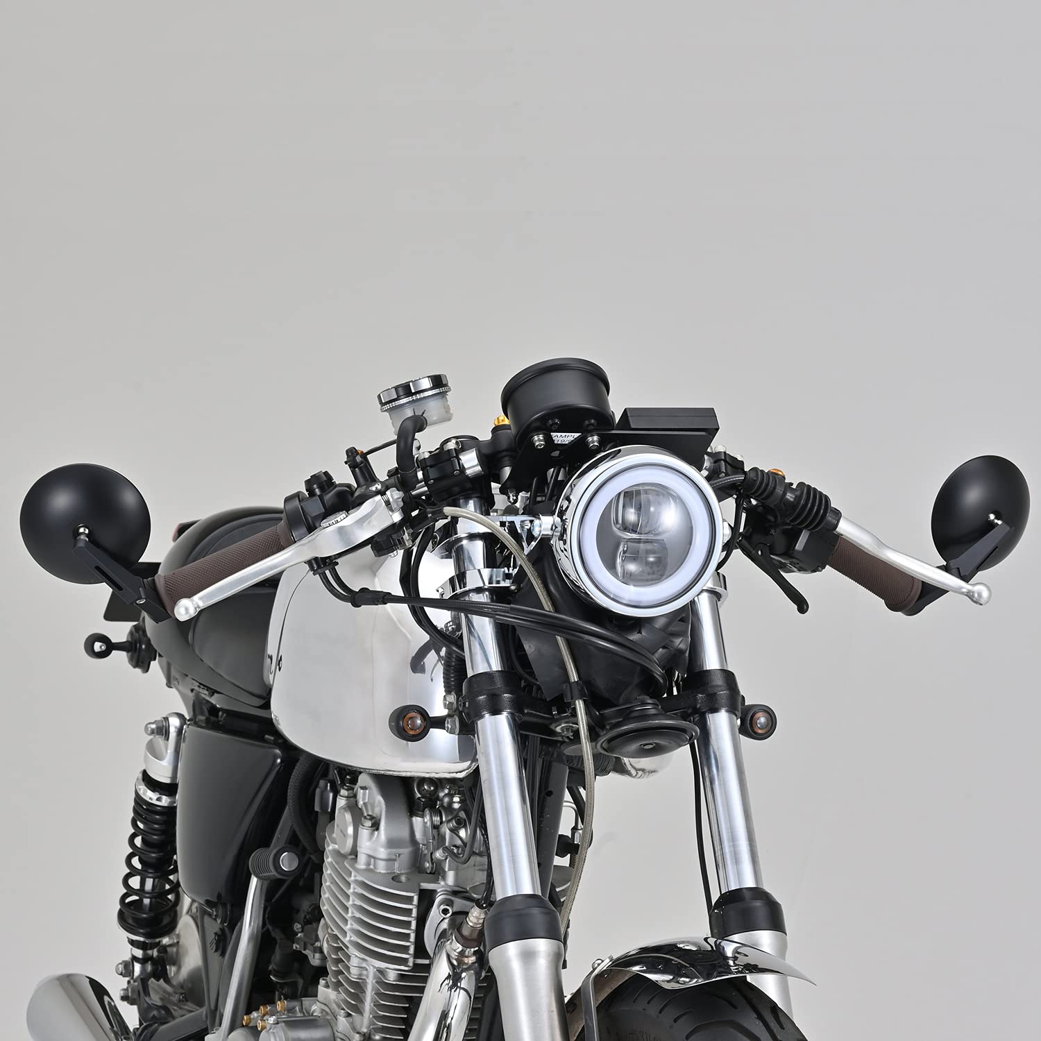 DAYTONA coppia specchietto bar-end a manubrio corto DM9, omologazione E