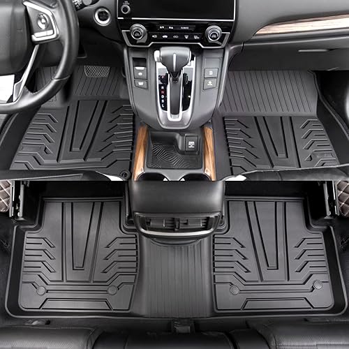 Miniatura 2 de powoq Alfombrilla de maletero compatible con Honda CRV 2017-2022, alfombrillas de repuesto para accesorios Honda CRV 2017-2022 (se ajusta al modelo