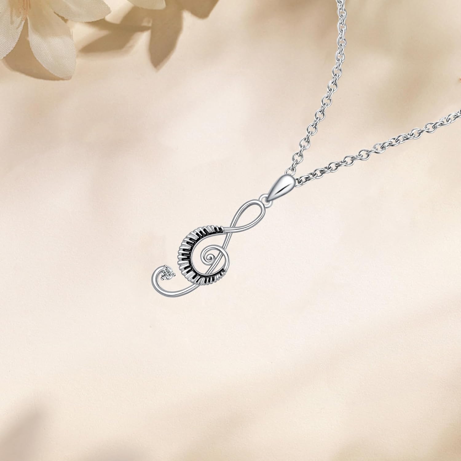 Raven/Cat Celtic Knot/Snake/Phantom of the Opera/Moon and Star/Sun/Cat/Artist Paint Palette Necklace for Women Sterling Silver Necklace Gifts for Women Pendant Necklace Jewelry for Women - Image 3