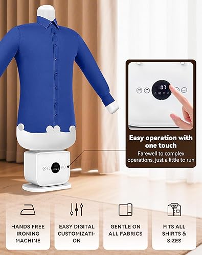 Miniatura 2 de Airolume - Plancha para camisas, máquina de planchar Airolume mejorada 3.0, máquina de planchar automática Scanovuss manos libres, planchado rápido