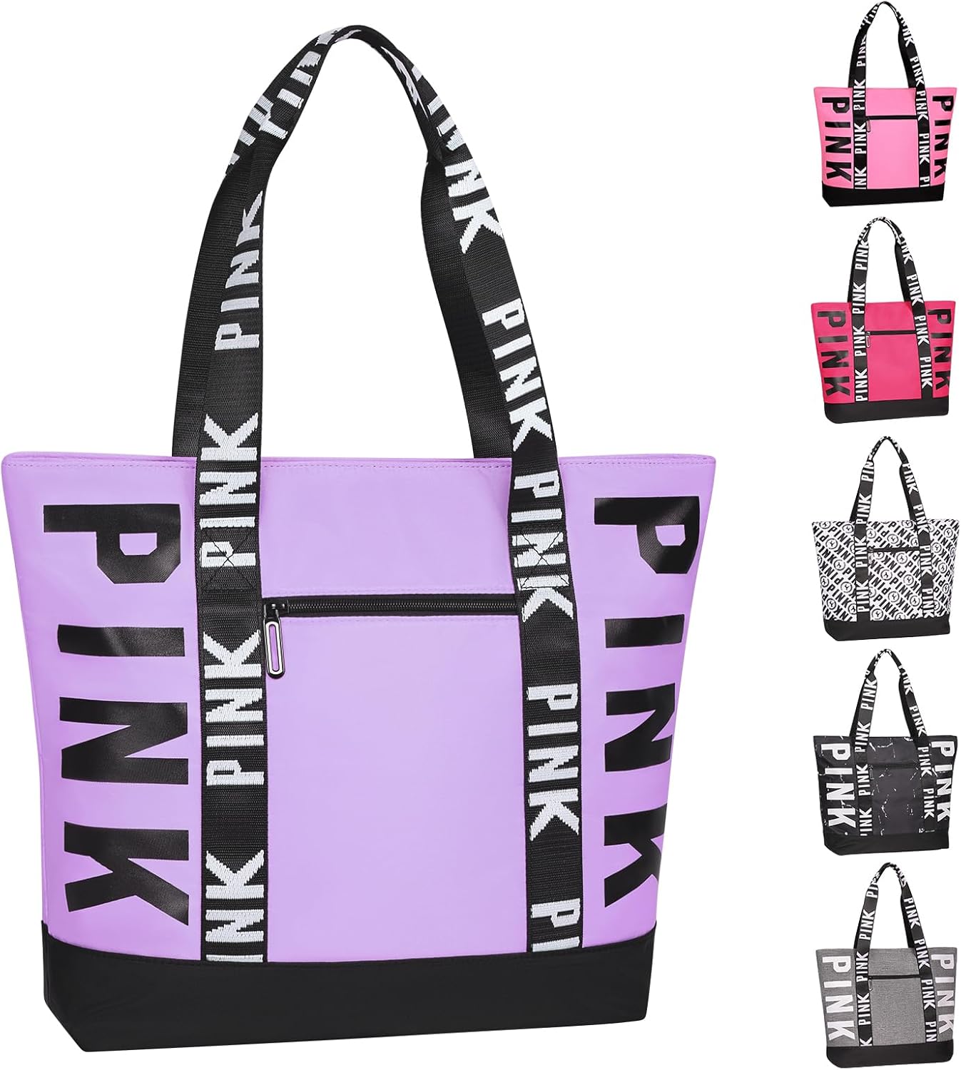 Boomistry Travel Tote Bag for Women, Large Waterproof Beach Bag for Daily