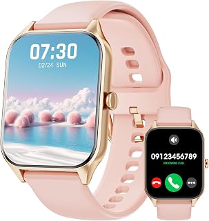 Smart Watch for Men Women Answer/Make Calls, 1.95''HD DIY Dial Fitness Tracker Waterproof Fitness Watch with Heart Rate Sleep Monitor, Multi-Sports Smartwatch for Android iOS