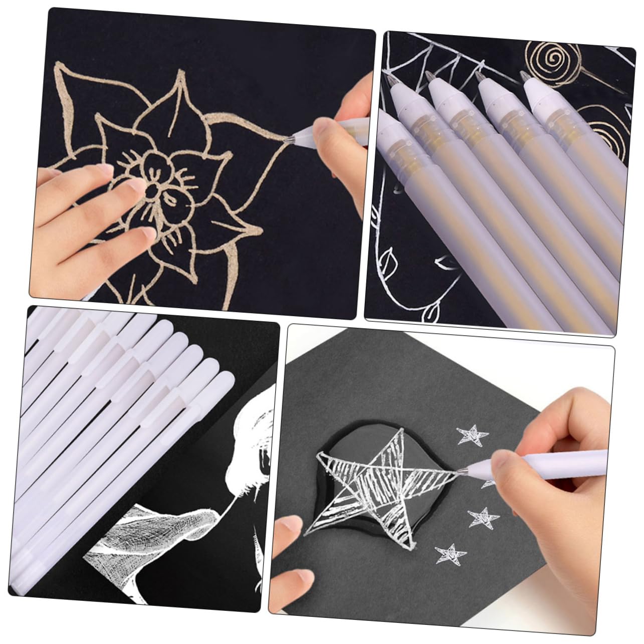 Housoutil 3 Set Penne Colorate Evidenziatori Per Illustrazioni E Progetti Artistici Base Scrittura E Rapida Asciugatura Senza Sbavature Per Planner E Libri Da Colorare 12 Pezzi*3