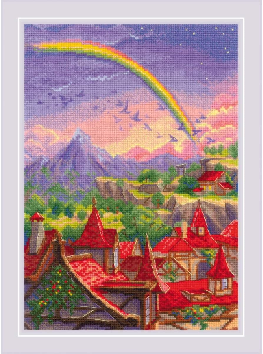 Riolis Cross Stitch Kit West Wind Counted Pattern 21 x 30 cm, Normal, White