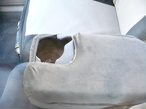 Miniatura 7 de Durafit Seat Covers Hecho para adaptarse a Ford Ranger 6040 2002-2003 Asiento dividido con consola central de apertura. Fabricado en sarga negra