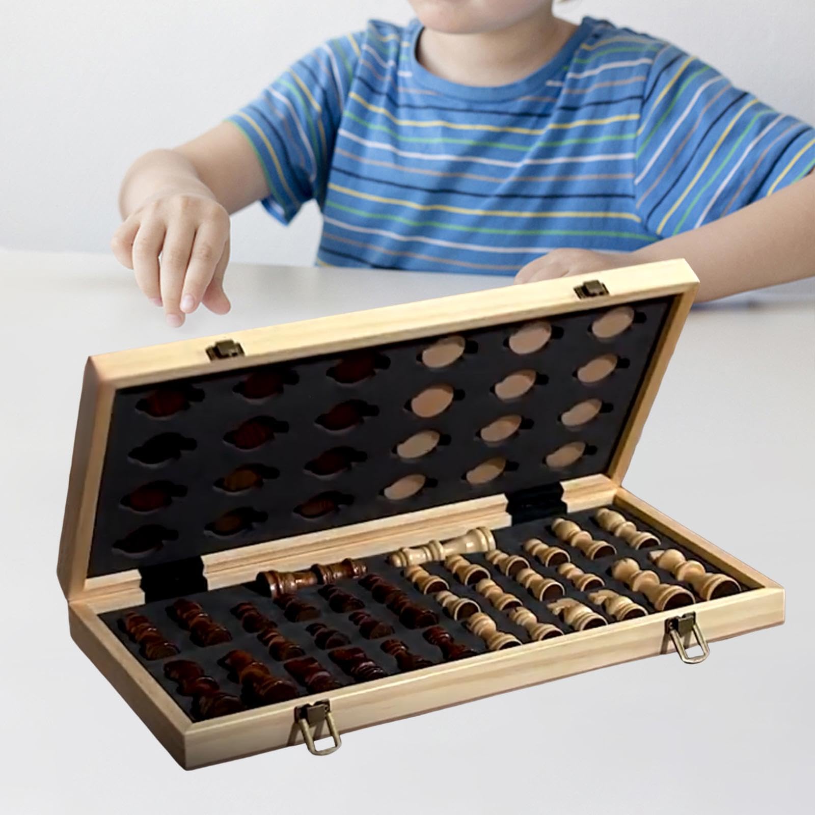 Set di scacchi coinvolgente, giochi da tavolo da viaggio, riunioni di famiglia, esperienze condivise e opportunità di apprendimento, scacchiera in
