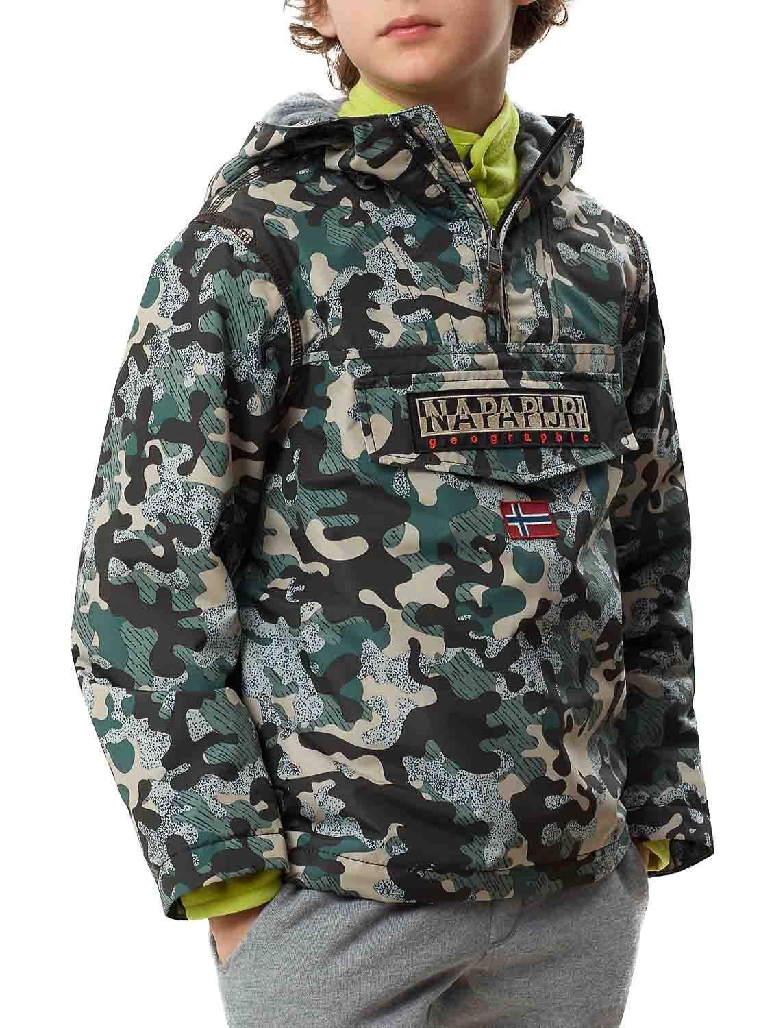 Napapijri Kurtka Chłopcy K Rainforest Camu 2