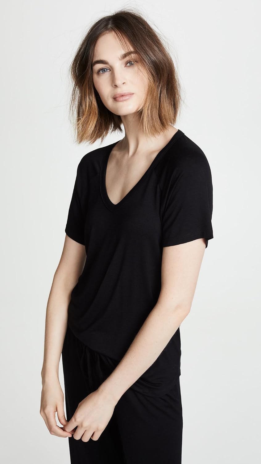 PJ Salvage Womens Pj Salvage Women's Lounge Short Sleeve Tee - Image 2