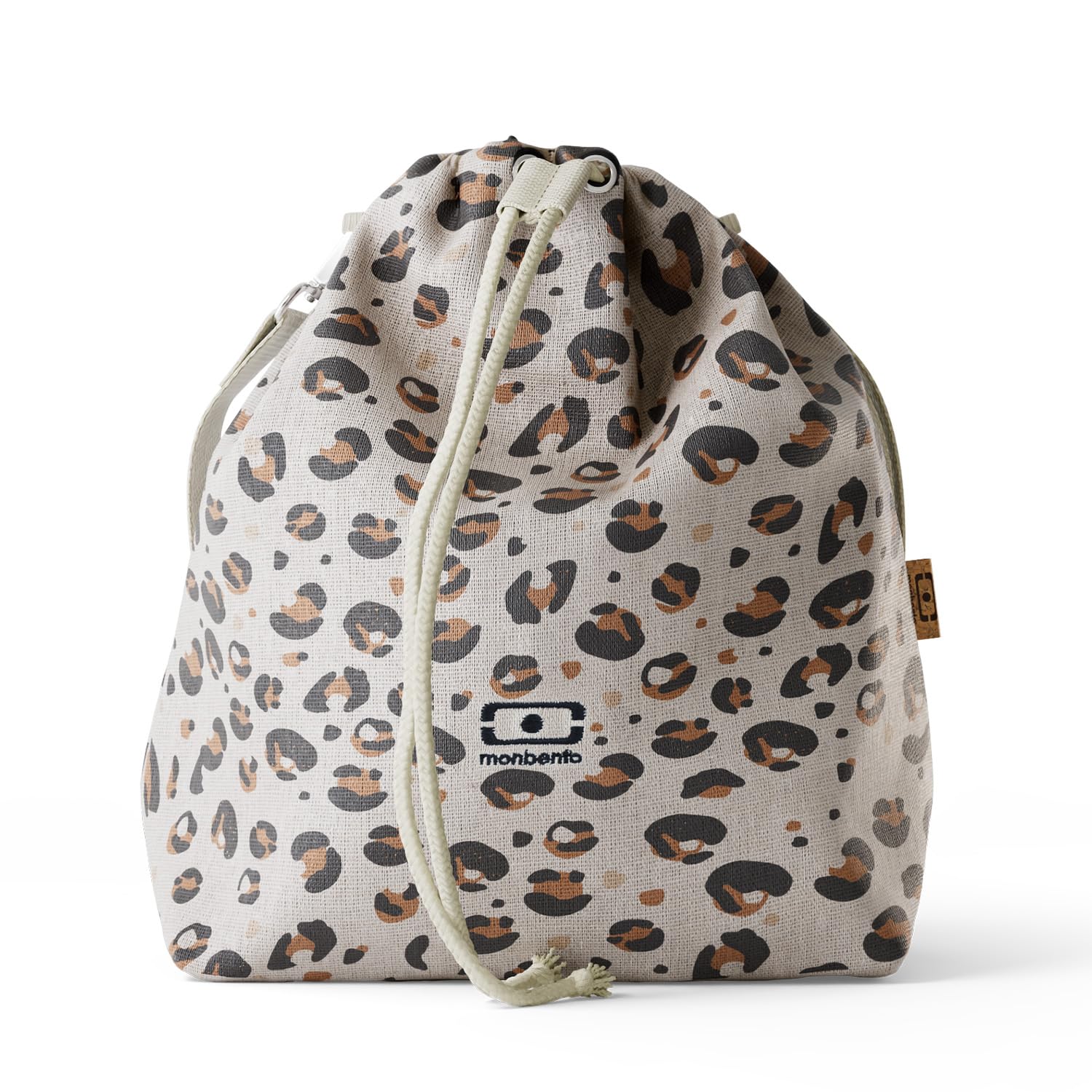 monbento – Insulated Lunch Bag Fresh Graphic Leopard – 5.7 L Lunch Tote with Removable Shoulder Strap – Ideal for Carrying a Bento Box, Water Bottle and Cutlery to Work or on Picnics – Cheetah Print