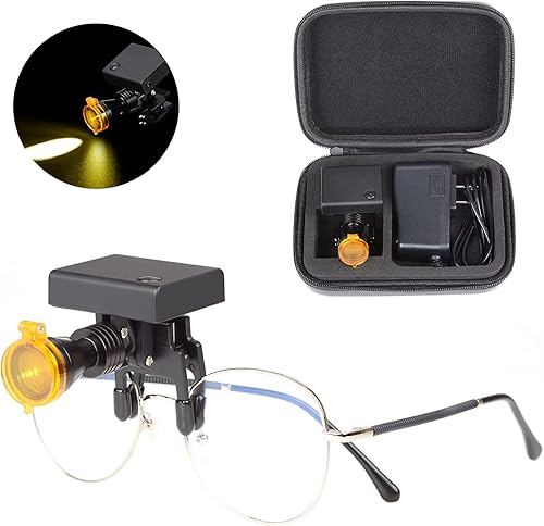 Miniatura 7 de Cabeza 5W para gafas con clip óptico tipo + caja de almacenamiento (5W)