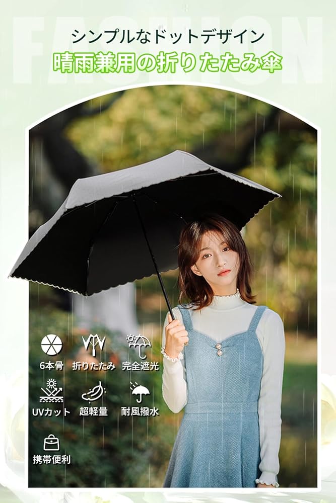 Amazon | 日傘 折りたたみ傘 超軽量 174g/194g UVカット 遮熱