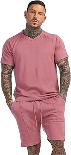 Mens Short Sets 2 Piece Outfits Fashion Summer Tracksuits Casual Set