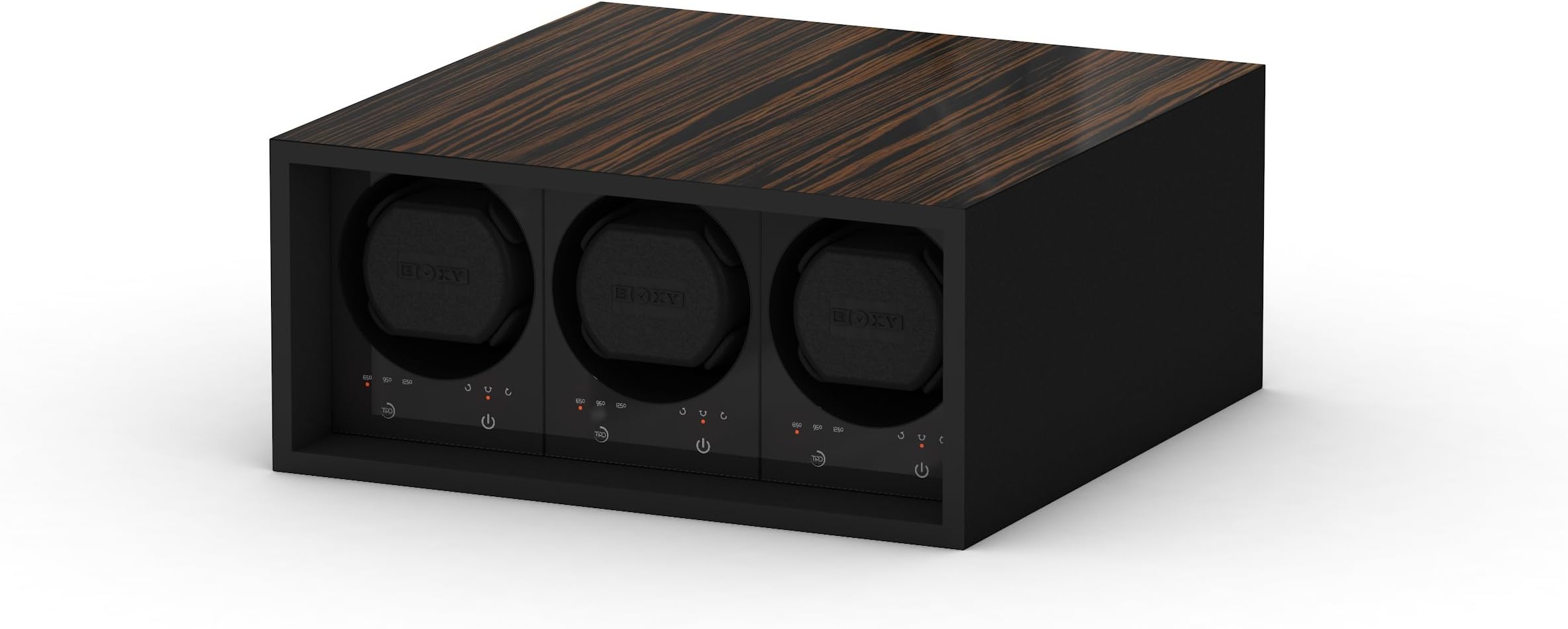 Boxy Brushless DC (BLDC) Motor Automatic Triple Watch Winder for Use in A Safe