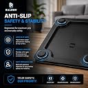 BALSON Digital Body Weight Scale for Body Weight, High Precision Sensors, Tempered Glass Platform, LED Display, Auto On/Off, Anti-Slip Base, 180 KG Capacity for Home Fitness Tracking (White) gallery image
