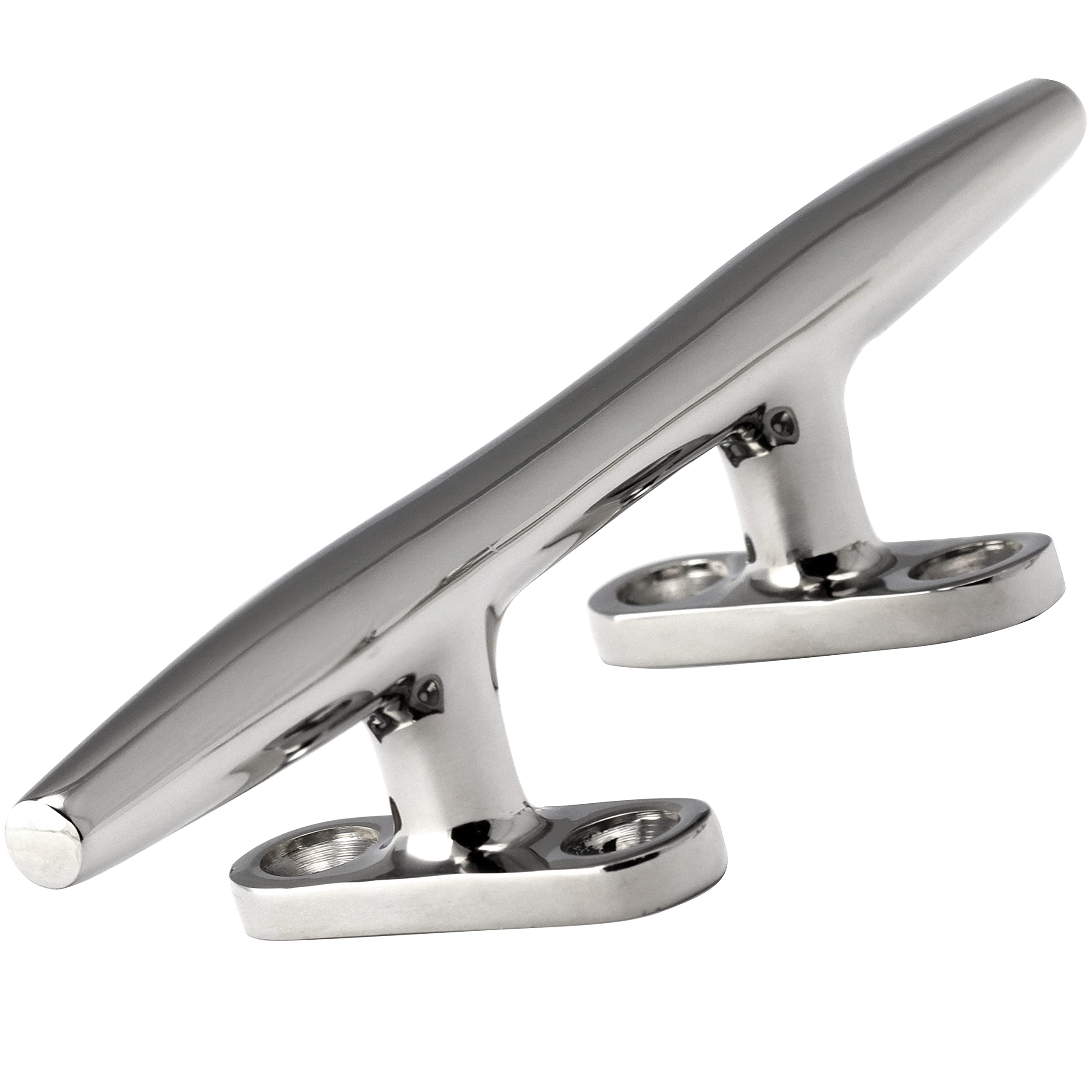 Belegklampe Edelstahl A4 V4A rund Seilklemme Edelstahlklampe Klampe Sicherung Seil Festmacher Marine Deck Haken Yacht Bootsklampe