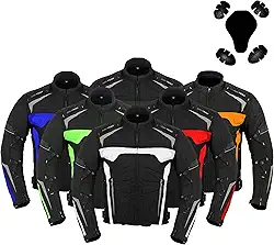 Jaqueta de motocicleta masculina impermeável CE blindada para motociclistas, casaco masculino e masculino.