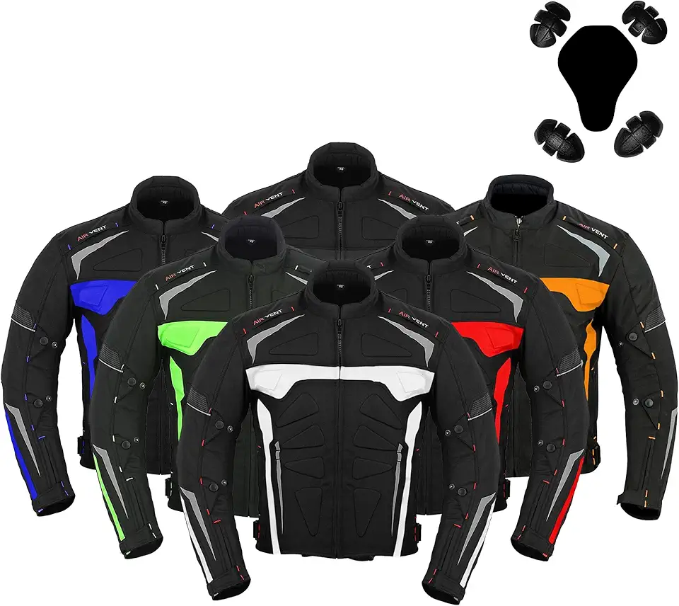 Jaqueta de motocicleta masculina impermeável CE blindada para motociclistas, casaco masculino e masculino.
