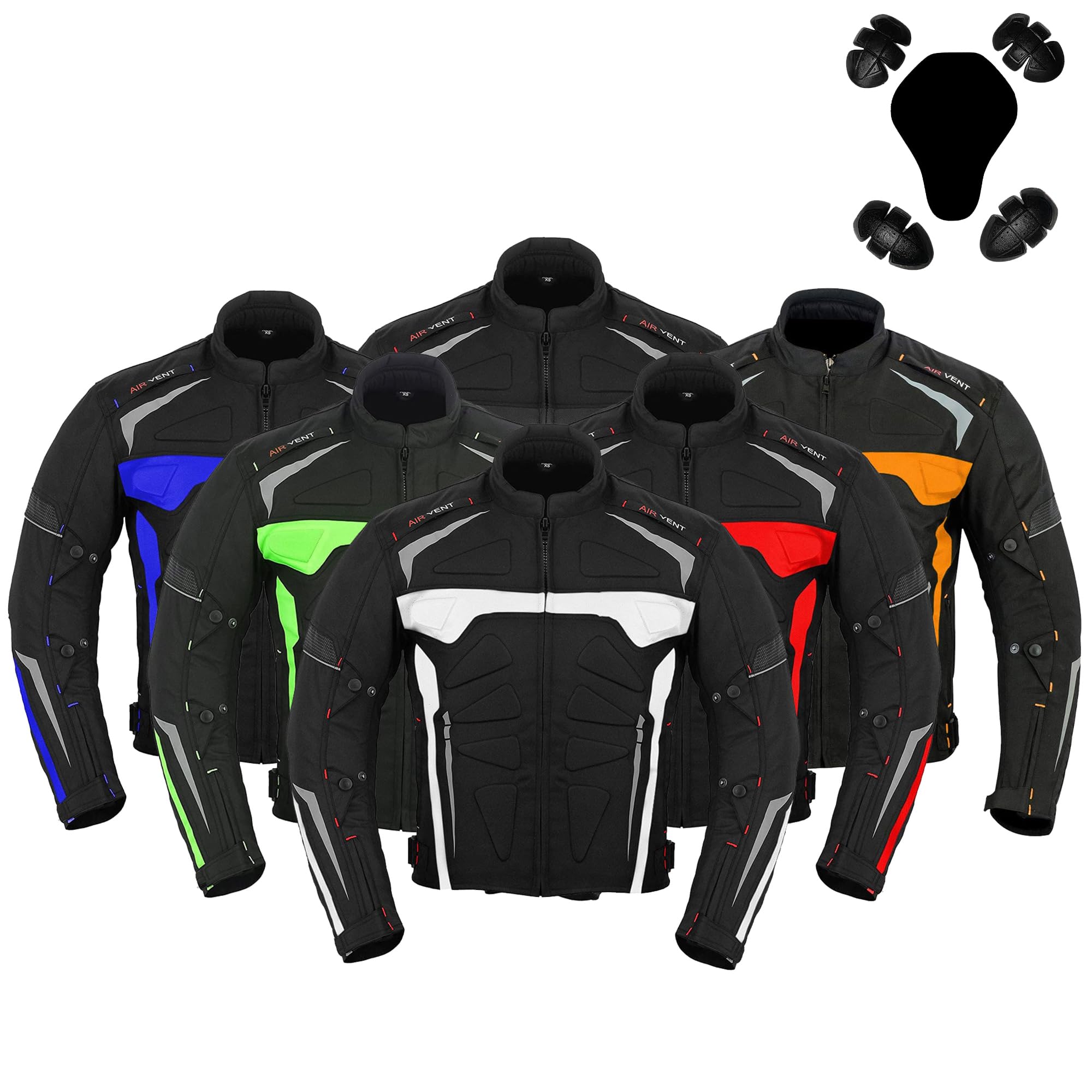 Jaqueta de motocicleta masculina impermeável CE blindada para motociclistas, casaco