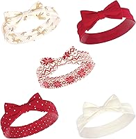 Vista 118 de Hudson Baby Cotton and Synthetic Headbands, Size 0-24 Months