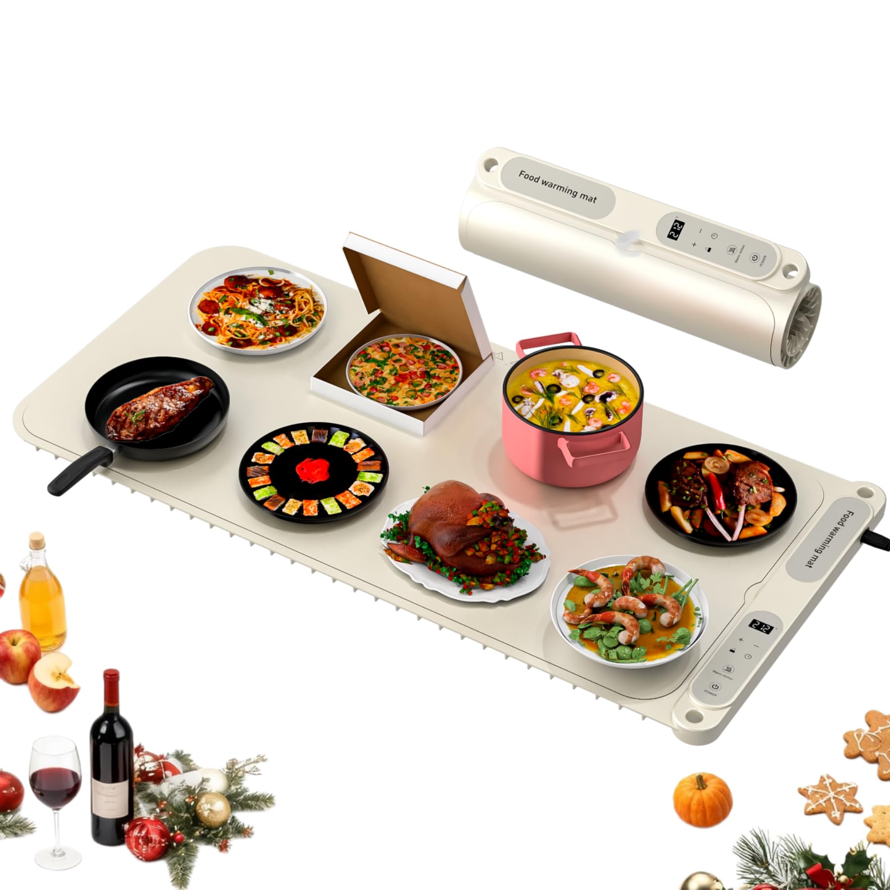 Tapis chauffant pour nourriture : fini les plats froids avec la minuterie 8H