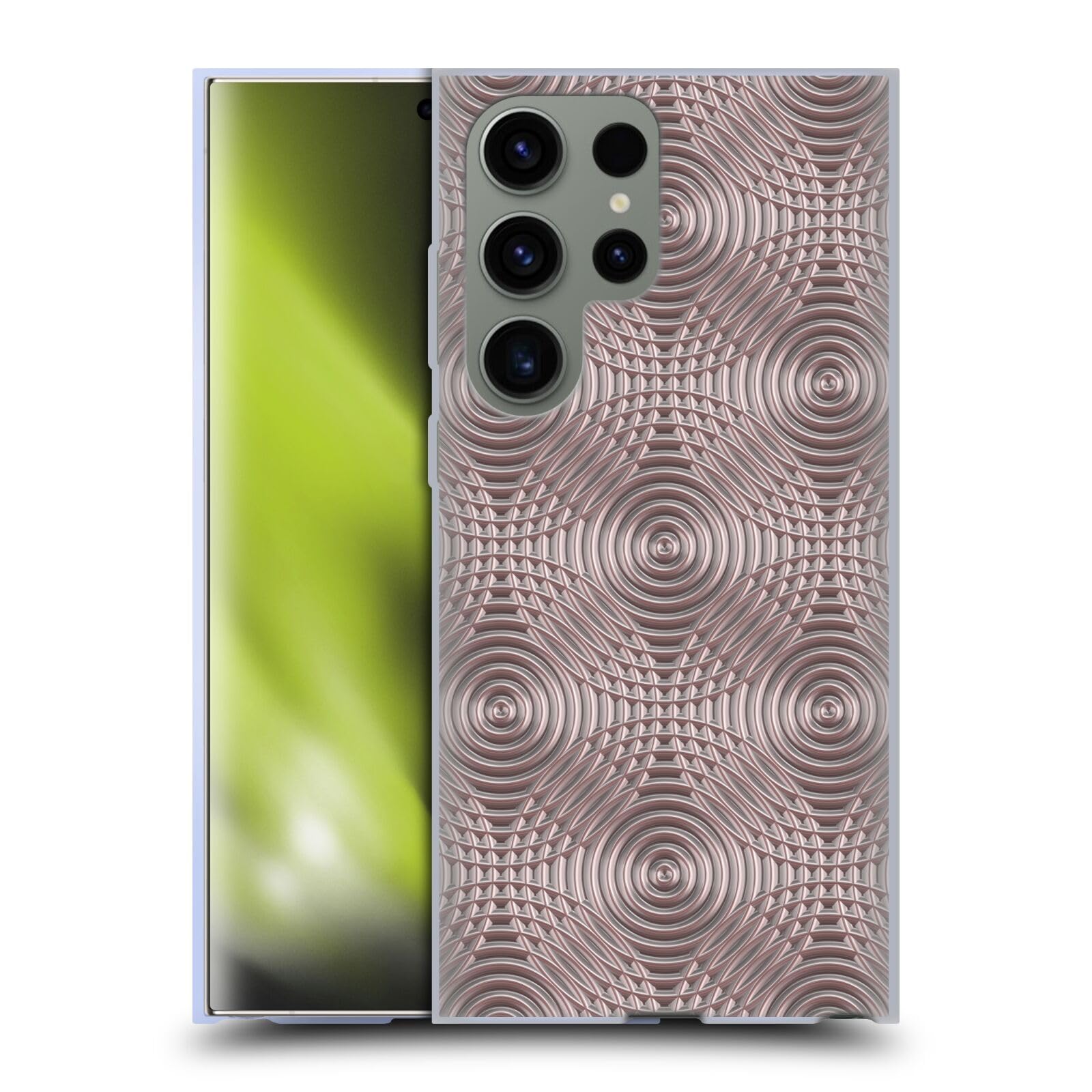Funda rosa oro LebensArt para Samsung Galaxy S23 Ultra gel suave antichoque 7
