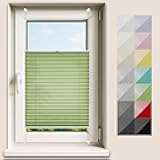 Concept Blinds Thermal Customised Pleated Shades - Thermal Fabric - Made-to-Measure Windows Shades - Easy Installation Without Drilling - Width 30–130cm x Height 40-230cm