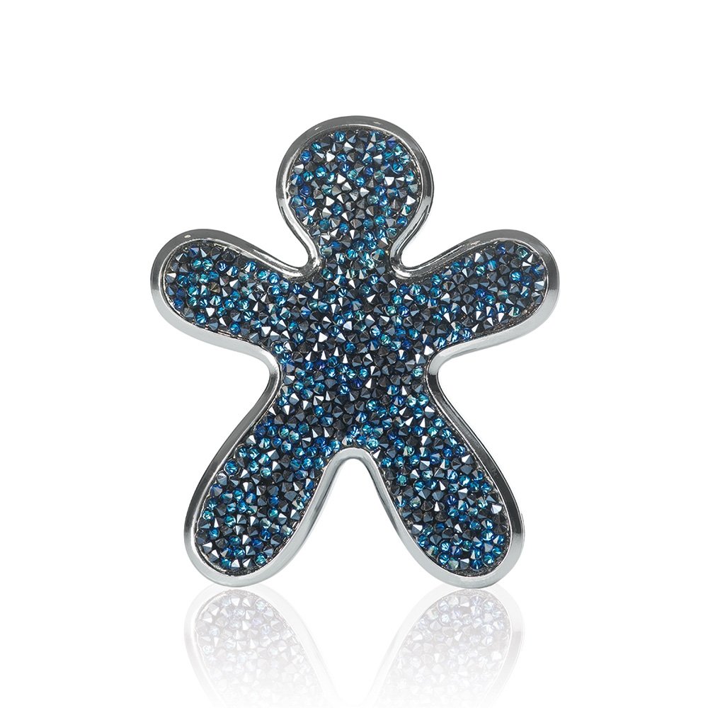 Mr&Mrs PROFUMATORE per Auto Niki Crystal Blu/Silver - Nuit des ETOILES by Fragrance