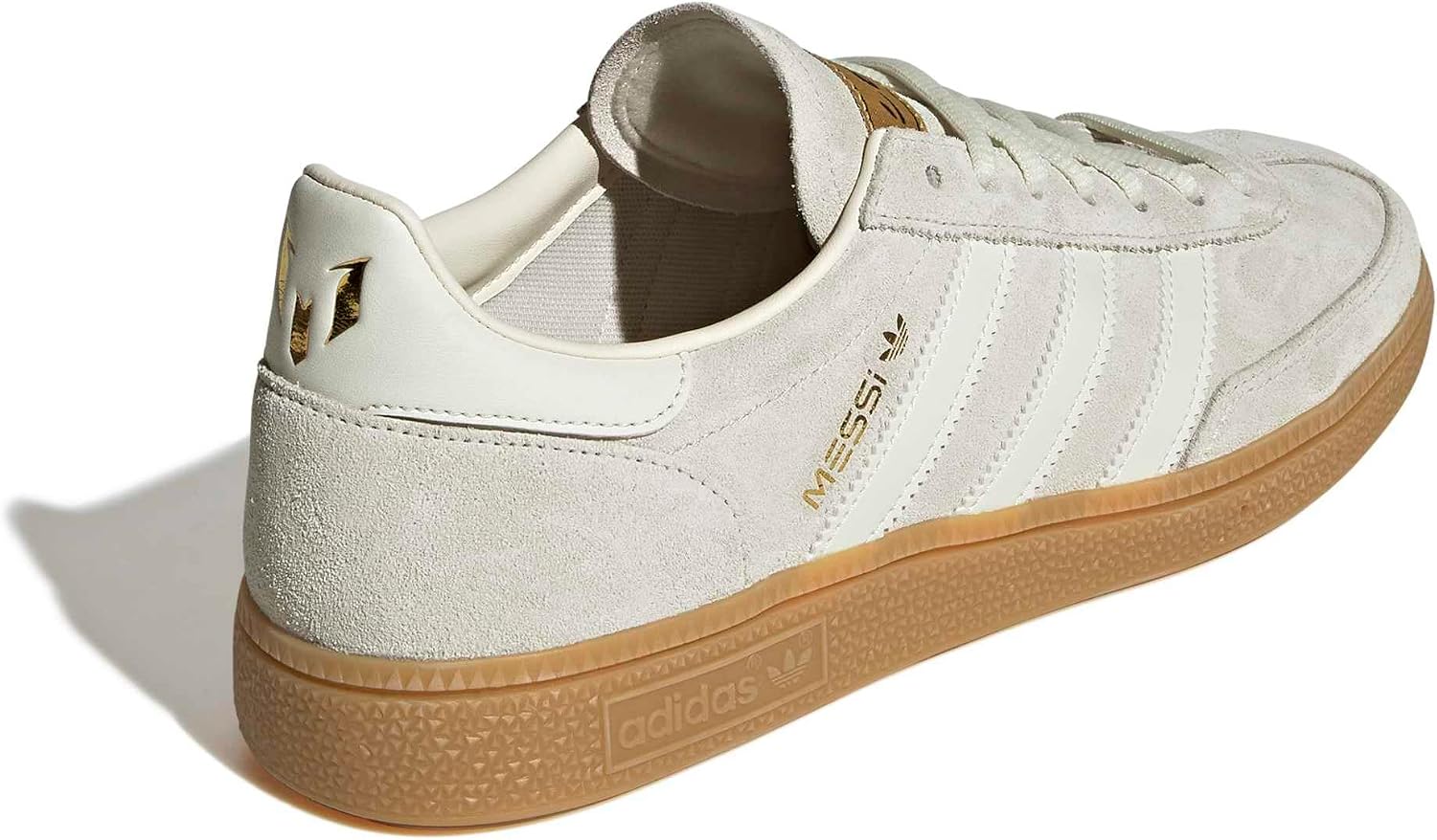 adidas Mens Handball Spezial Messi Sneakers Shoes Casual - Beige