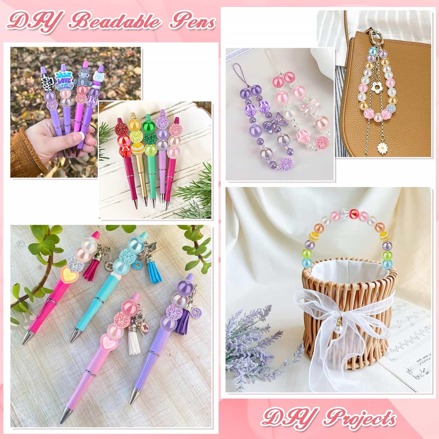 55 Pcs 20mm Multi-colored Acrylic/Resin Bubblegum Beads for Pens, Bracelets, Necklaces & Earrings - Image 6