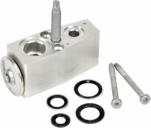 ACDelco GM Genuine Parts 15-51369 Kit de válvula de expansión térmica para aire acondicionado con sellos de evaporador, válvula, perno y pernos