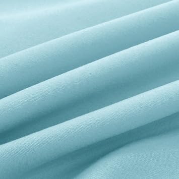 Elegant Comfort Luxury Ultra-Soft 2-Piece Pillowcase Set - 1500 Premium Hotel Quality Microfiber Double Brushed - Wrinkle Resistant, Standard/Queen, Aqua Blue