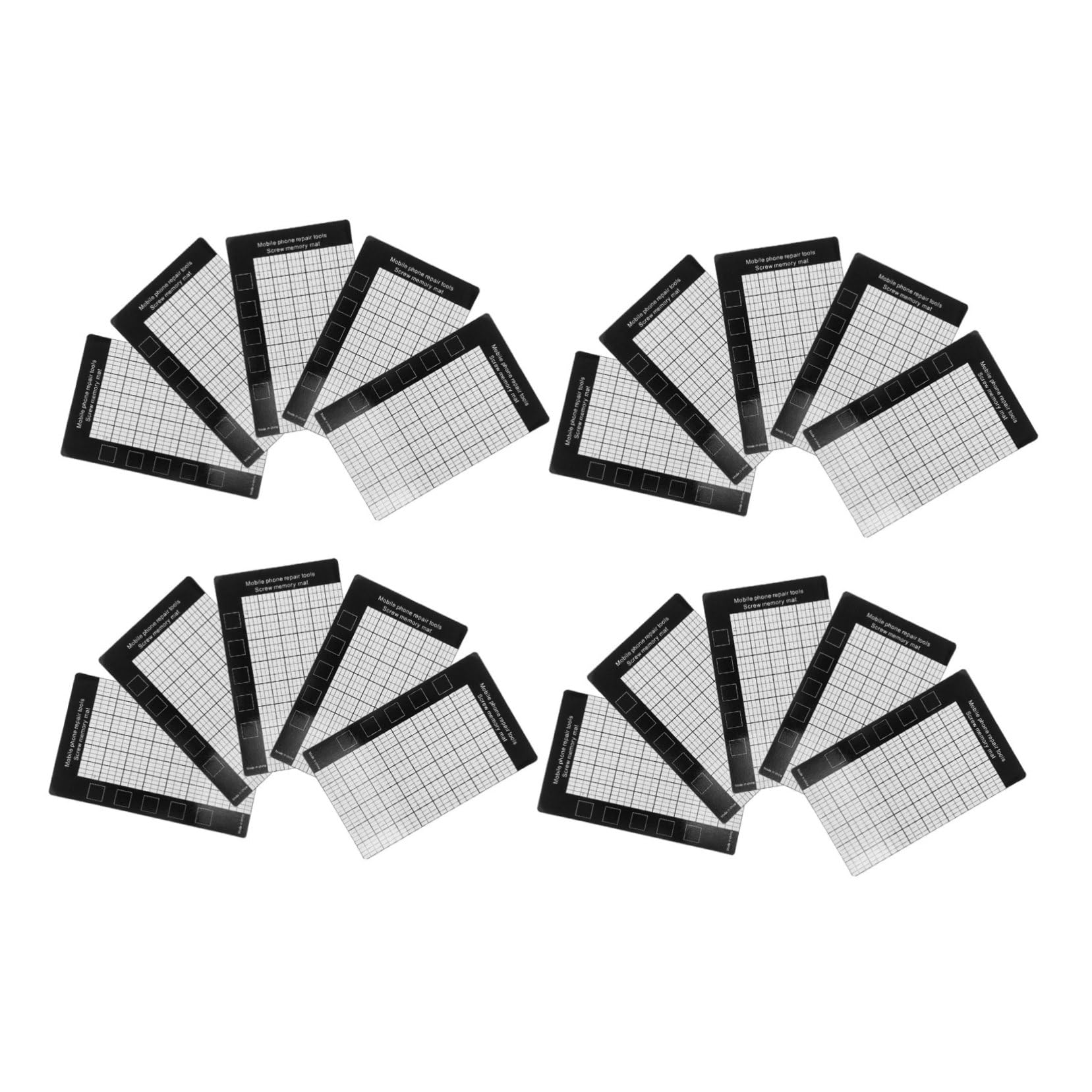 Alfombrilla Magnética para Tornillos 20 Piezas de Plástico | Organizador de Banco de Trabajo, para Reparación Electrónica y Desmontaje de Portátil, Portátil y Ligera