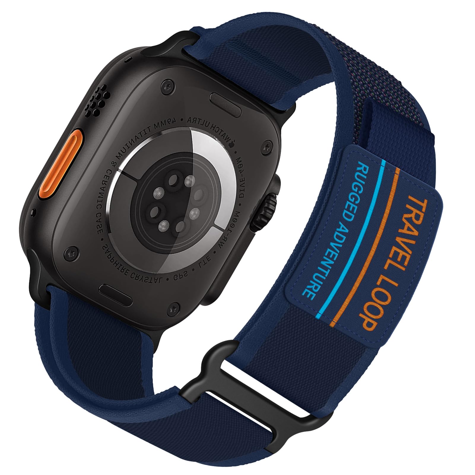 Trail Loop for Apple Watch Strap 41mm 40mm 38mm 42mm 46mm 44mm 45mm 49mm iWatch Straps Men/Women,Nylon Sport Strap for Apple Watch Series 10 9 8 7 6 5 4 3 SE/2,New Blue/Nylon