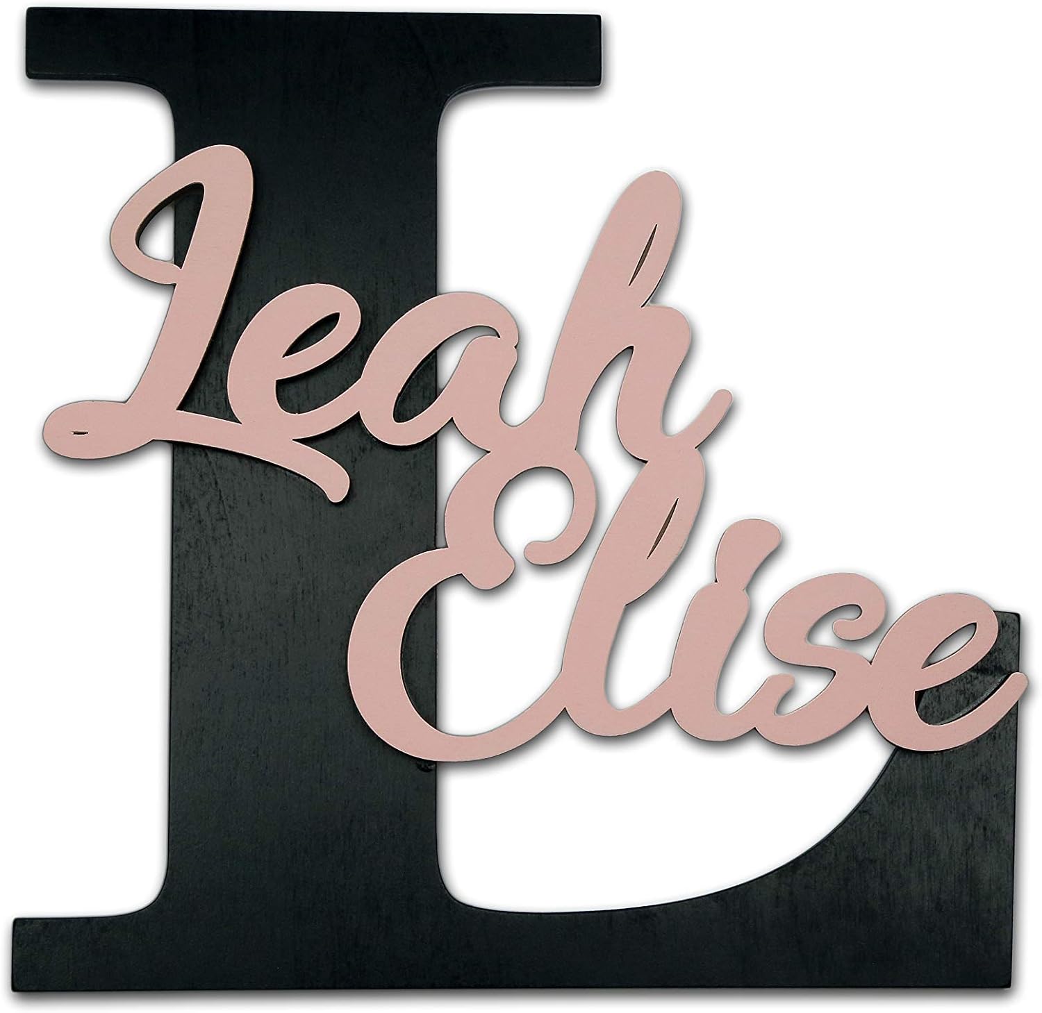 Custom Name Nursery Wooden Sign, Personalized Nursery Decor, New Baby Gift, First Name Wood Cutout, Kids Room Wall Sign Decor